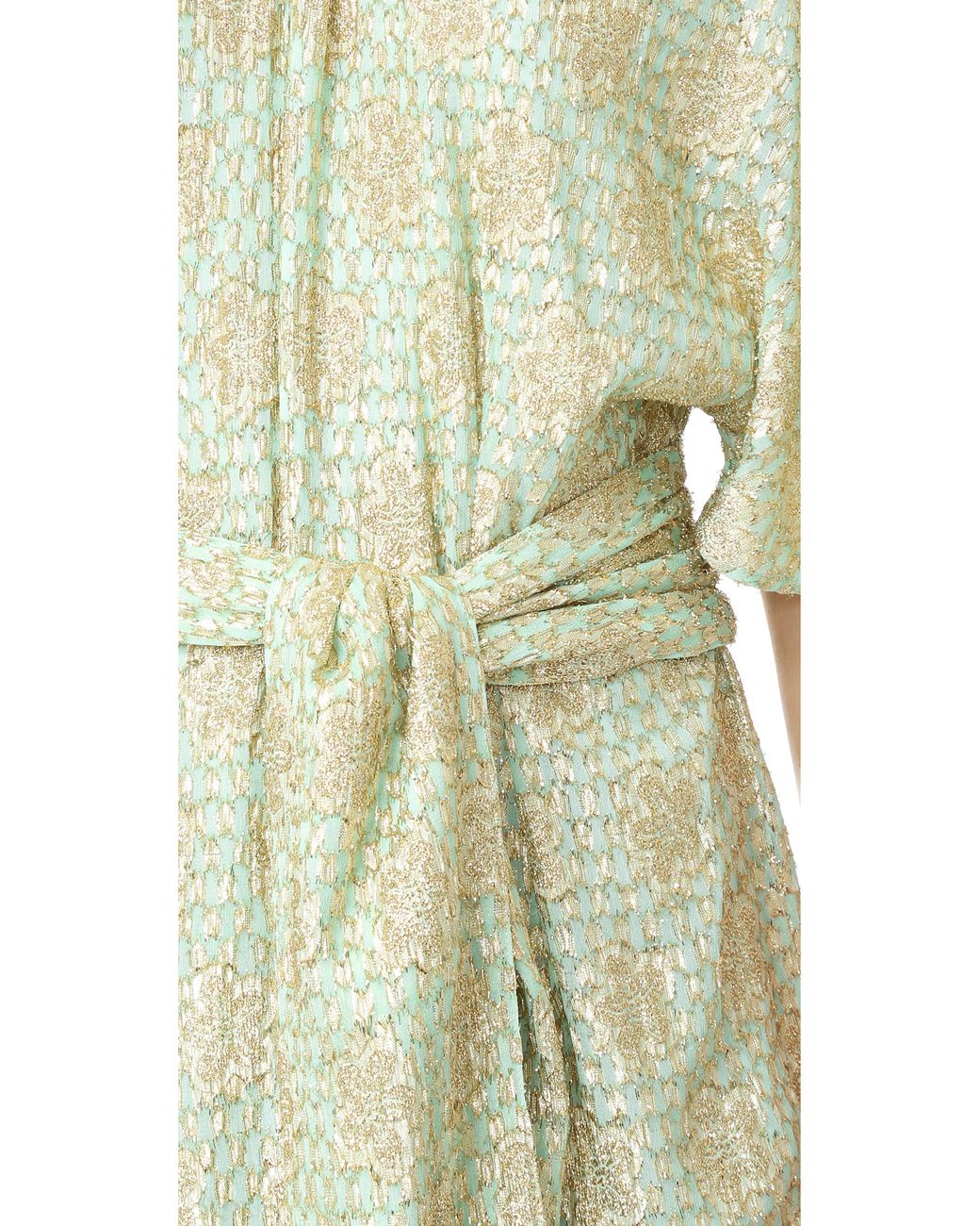 Ganni Metallic Dress Lyst Canada